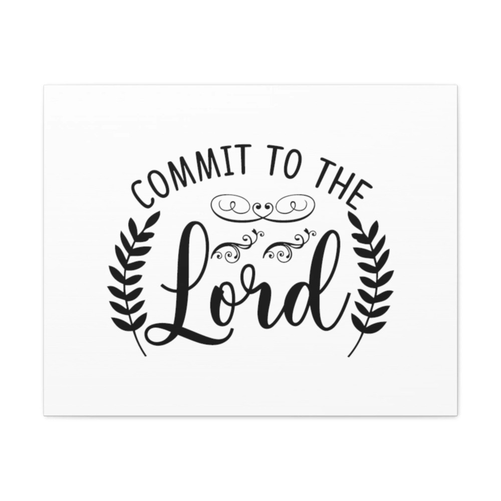Scripture Walls Commit To The Lord Proverbs 16:3 Leaves Christian Wall Art